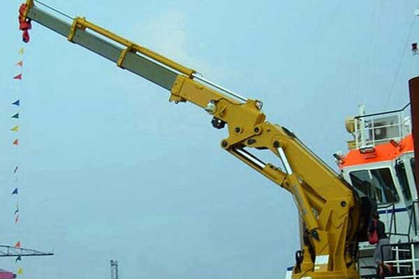 船用折臂伸縮吊